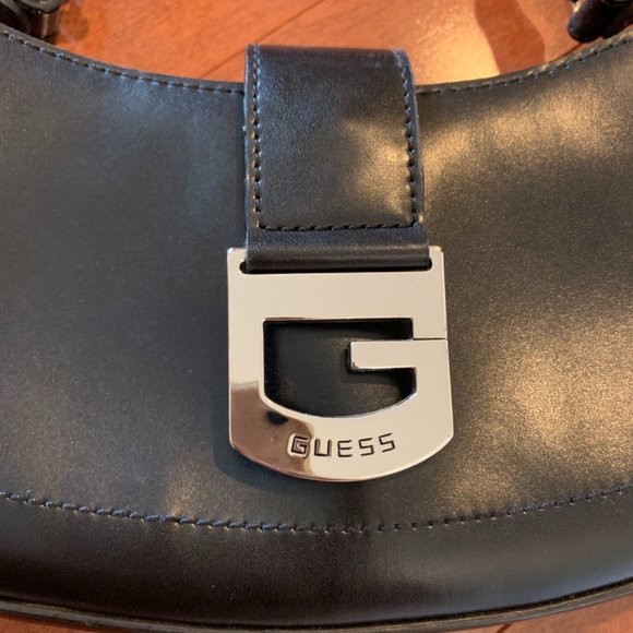 Guess Handbags - Guess Black Shoulder Sling Bag Purse